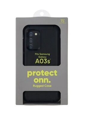 On Running Black Rugged Protective Case for Samsung Galaxy A03s